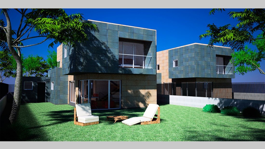 Plano vivienda r21 - arquitectura moderna - Pérez y Figueroa